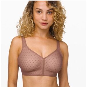 lululemon athletica Dusty Rose Wireless Sports Bra